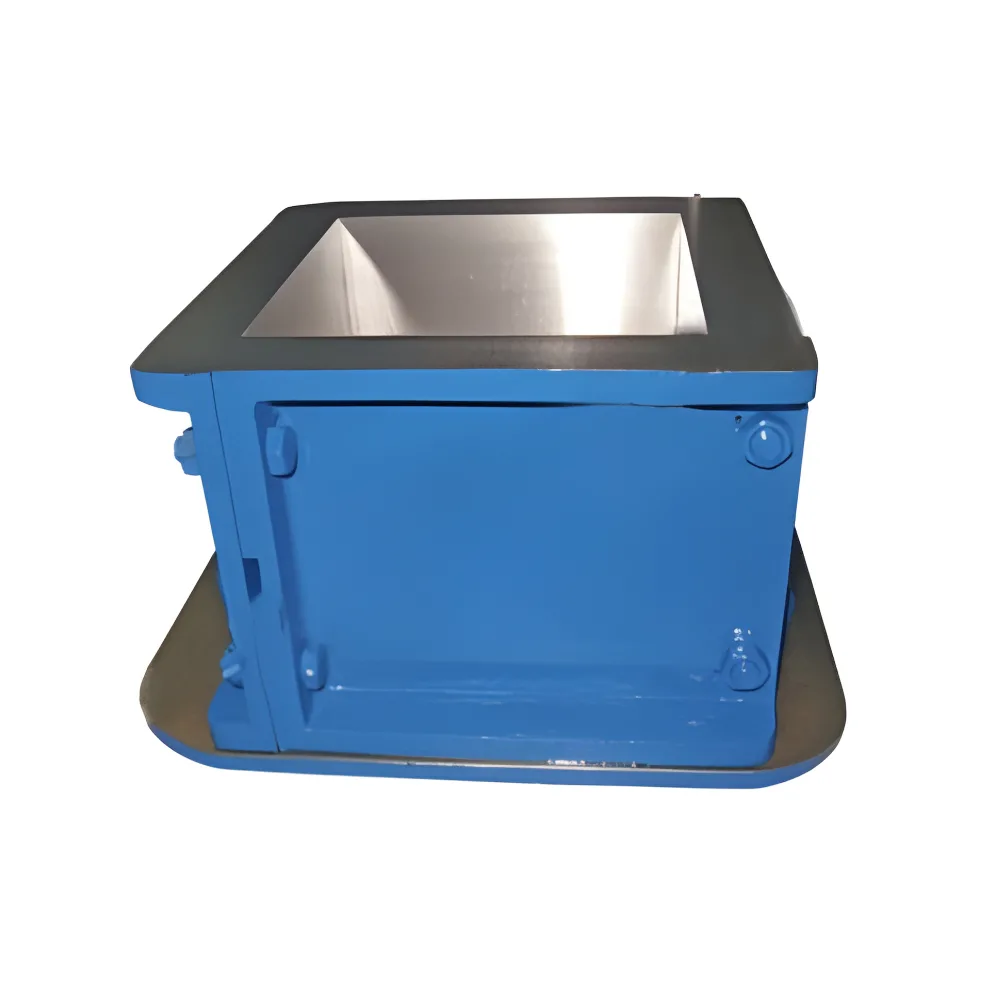 Cube mould for concrete compressive strength test specimen preparation