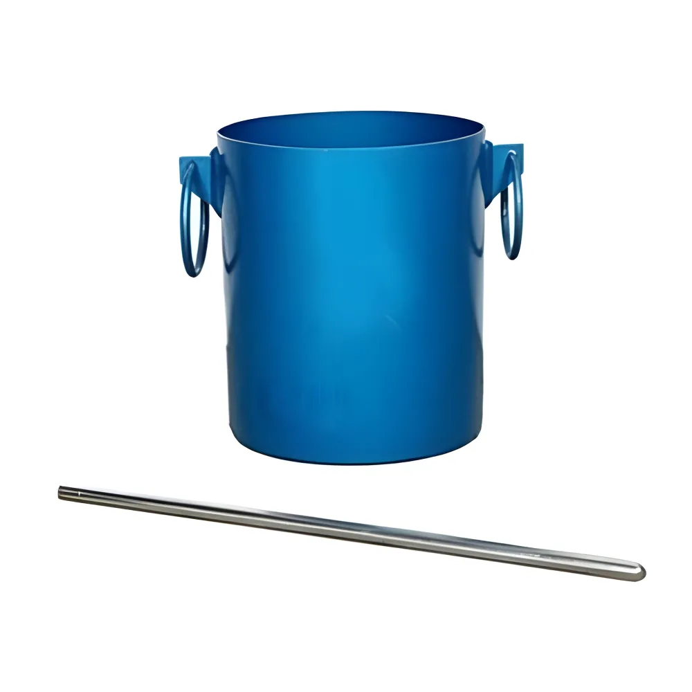 Cylindrical metal measures for aggregate bulk density testing