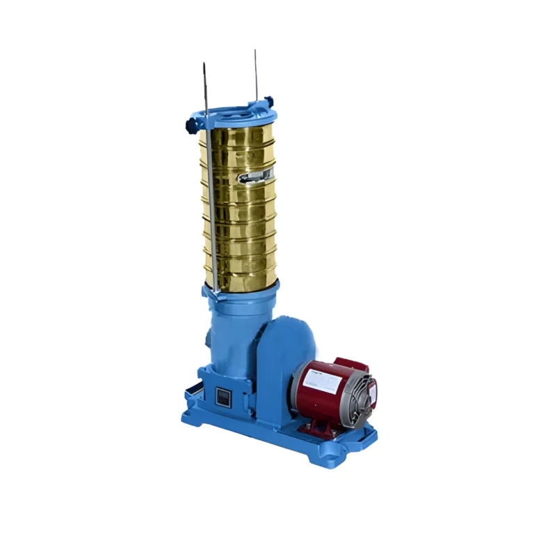 Sieve shaker for 8 inch laboratory test sieves and particle size analysis